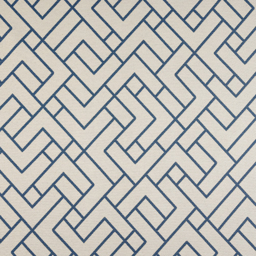 COL 45 - Blanc et bleu foncé chiné