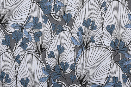 COL 45 - Bleu porcelaine et blanc craie