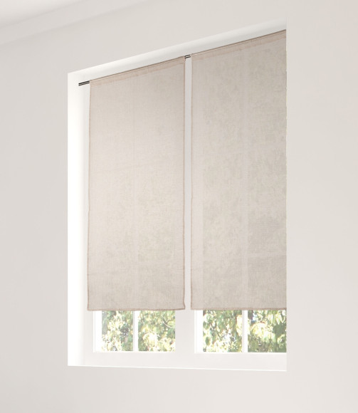 Paire de vitrages 100% pur lin - Voile de lin