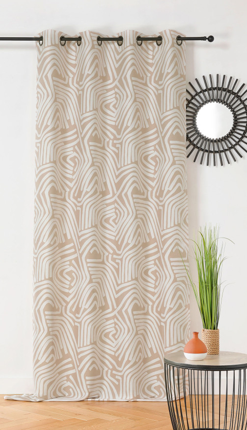 Rideau Nairobi tissu upcyclé