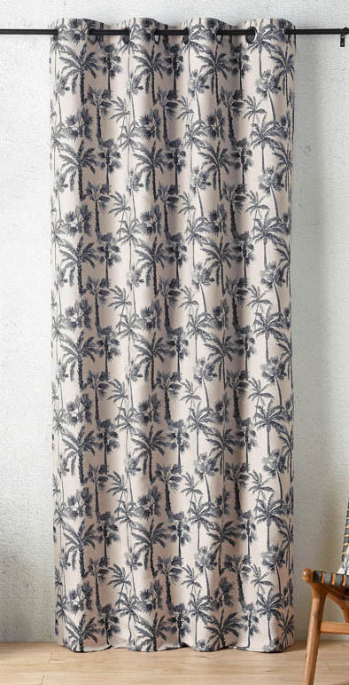 Rideau - Palmier tissu upcyclé