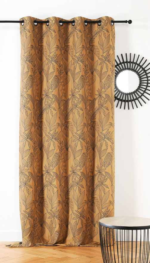 Rideau Kerala tissu upcyclé
