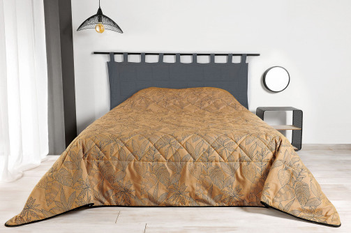 Jeté de lit - Kerala tissu upcyclé