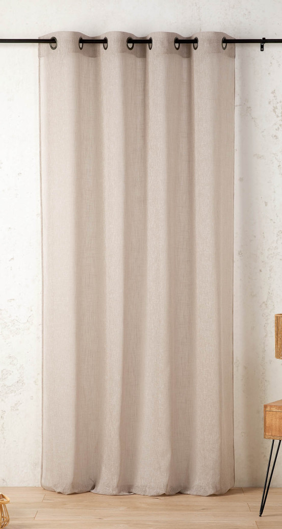 Voilage Cotelia - Naturel mélangé