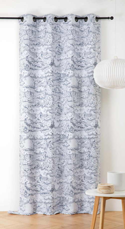 Rideau - Nuage tissu upcyclé