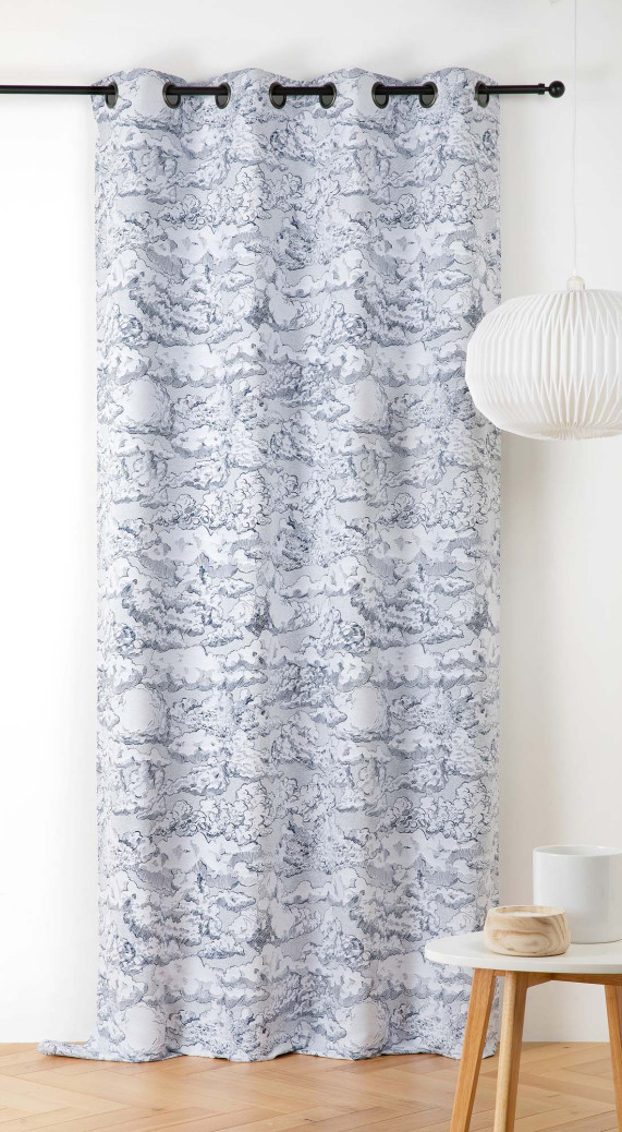 Rideau - Nuage tissu upcyclé