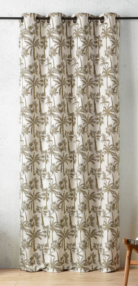 Rideau - Palmier tissu upcyclé