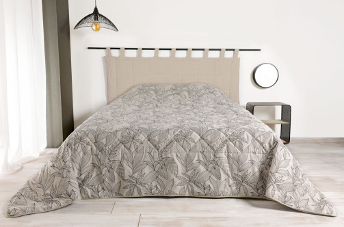 Jeté de lit - Kerala tissu upcyclé