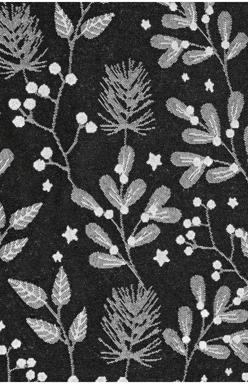 Rideau - Brocéliande tissu upcyclé