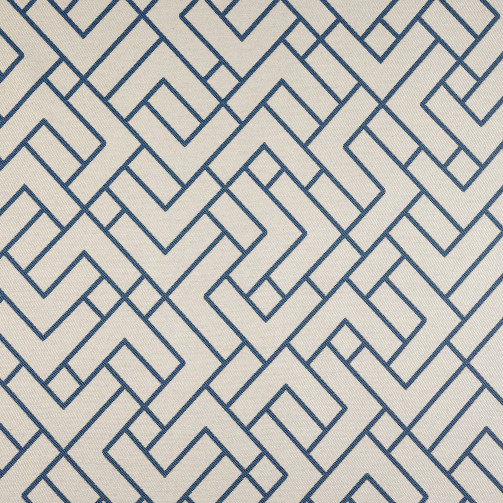 COL 45 - Blanc et bleu foncé chiné