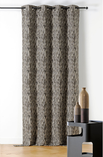 Rideau - Basalte tissu upcyclé