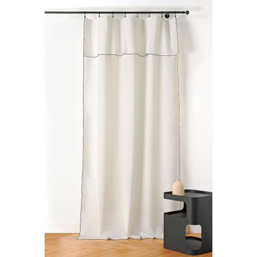 Rideau Lin lavé bourdon - Naturel...