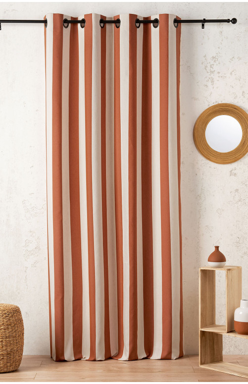 Rideau - Sunset tissu upcyclé