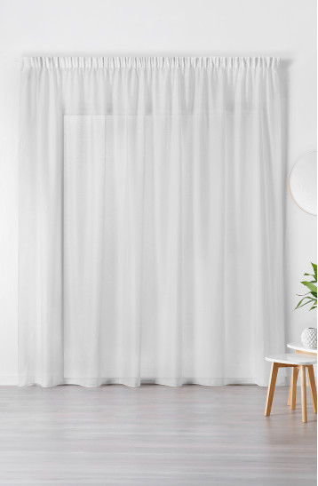 Voilage Polyester et Lin :...