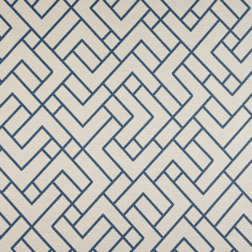 COL 45 - Blanc et bleu foncé chiné